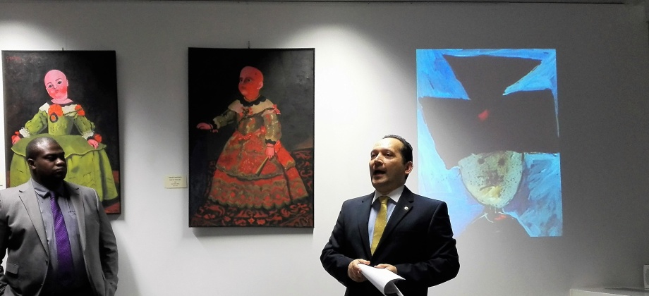 El Consulado de Colombia en Bruselas inauguró la exposición de pinturas del maestro Gerardo Pacheco Cárdenas