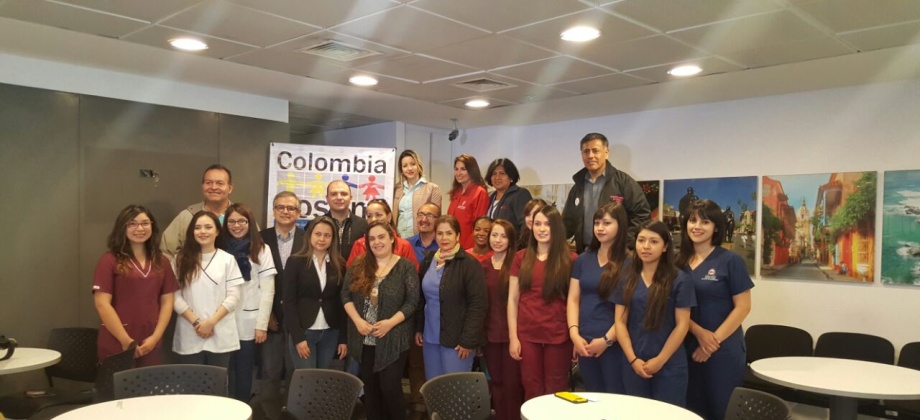 Equipo que participo en el primer evento de la semana de la salud