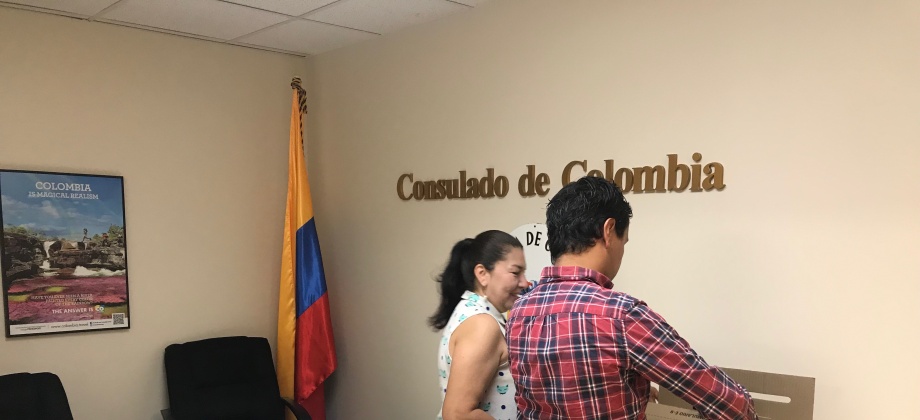 Inició la jornada electoral presidencial 2018 para la segunda vuelta en el Consulado de Colombia en Puerto España