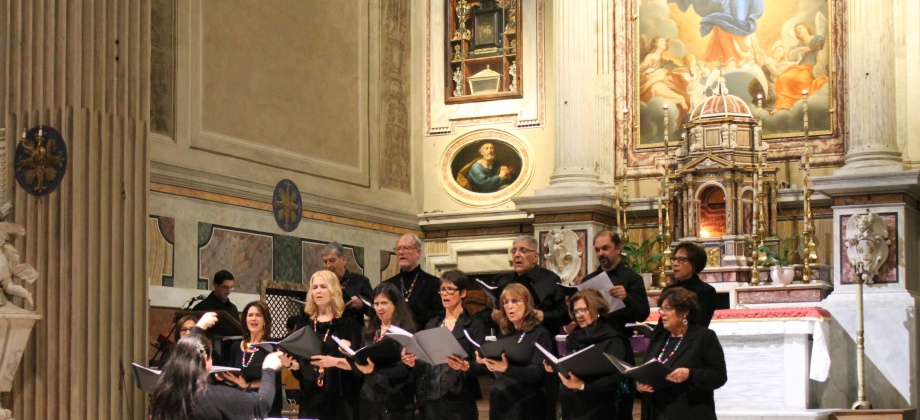 Consulado General de Colombia en Roma celebró la Novena de Aguinaldos con la participación del Coro Soñero Sostenible de la FAO Staff Coop
