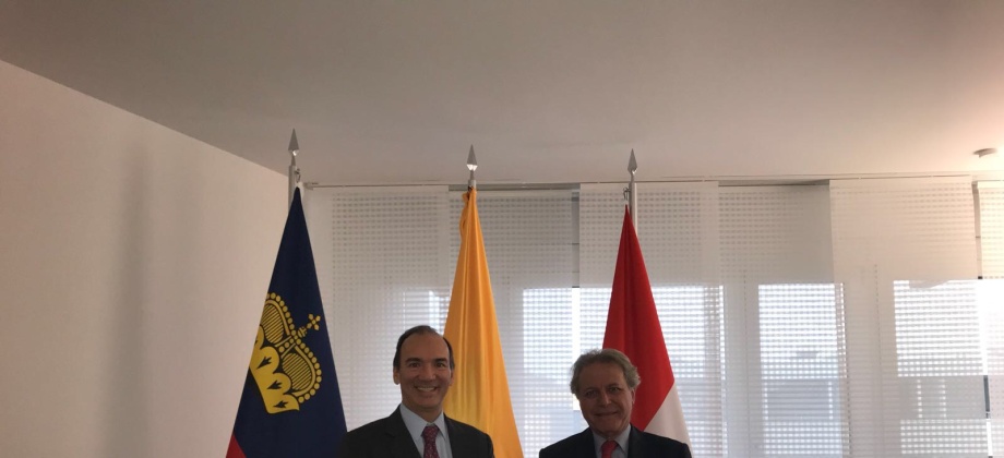 Embajador de Colombia ante la Confederación suiza recibió al director de proyectos de la fundación Limmat