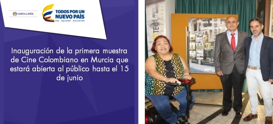 Inauguración de la primera muestra de Cine Colombiano en Murcia 