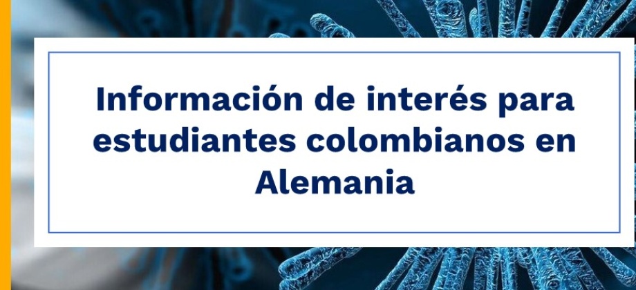 Información de interés para estudiantes colombianos en Alemania, Frankfurt
