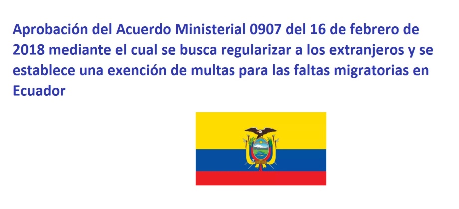 Información importante para colombianos en Ecuador sobre reformas migratorias en marzo de 2018