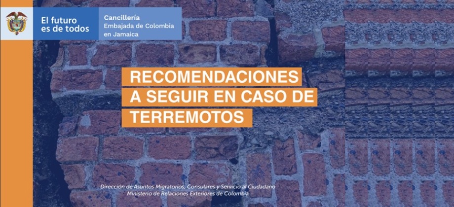 Información para actuar en caso de emergencias como terremotos en 2019