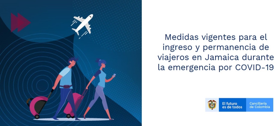 Medidas vigentes para el ingreso y permanencia de viajeros en Jamaica durante la emergencia Covid