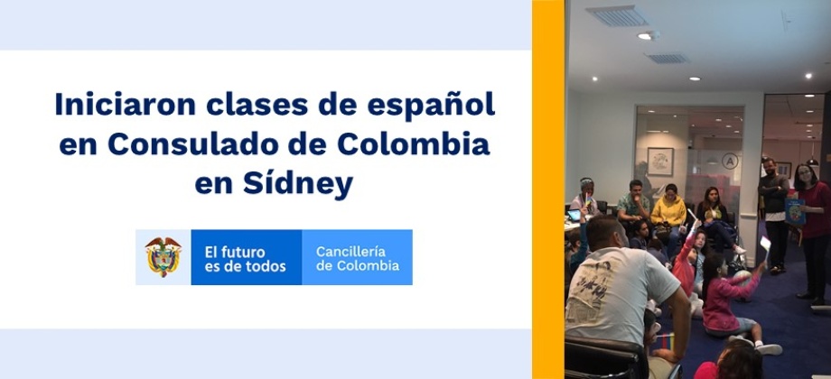 Se iniciaron clases de español en Consulado de Colombia en Sídney