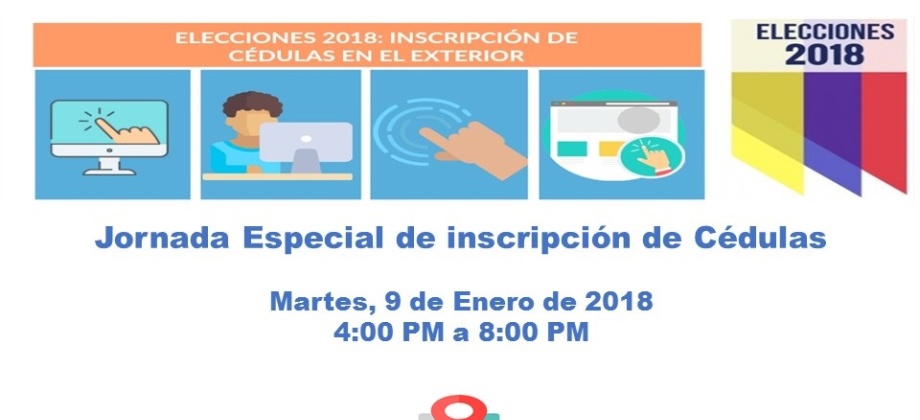 El Consulado de Colombia en Houston invita a la Jornada Especial de Inscripción de Cédulas en Augusta el 9 de enero de 2017