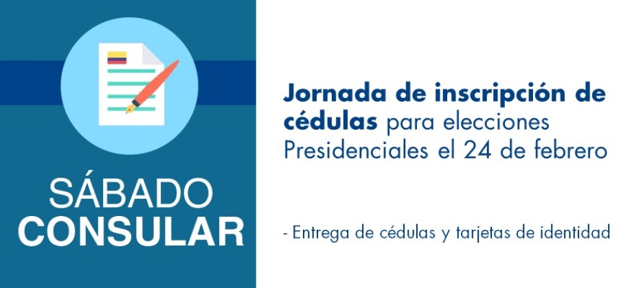 Jornada de inscripción de cédulas para elecciones Presidenciales el 24 de febrero de 2018