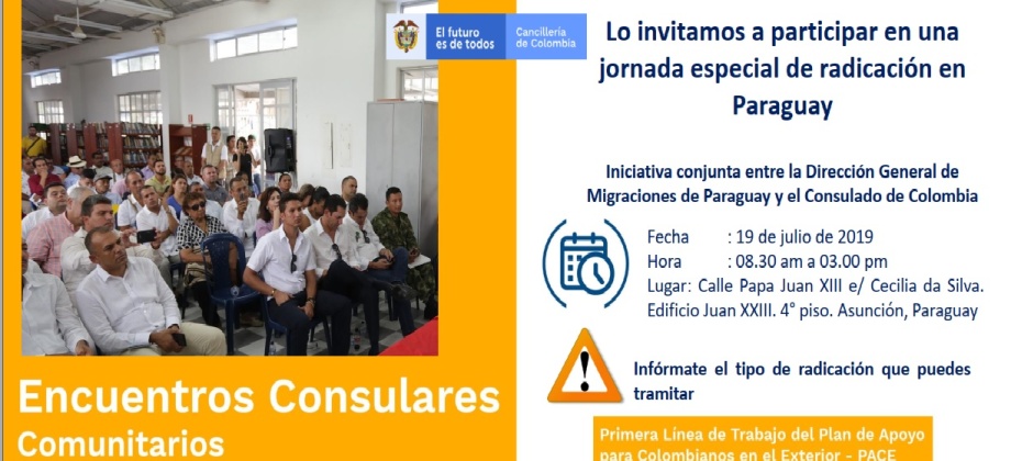 Jornada de Radicación especial en Paraguay