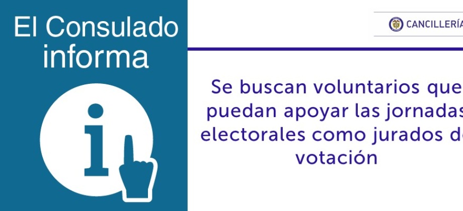 Se buscan voluntarios que puedan apoyar las jornadas electorales como jurados de votación