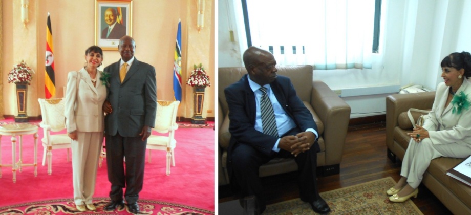  Embajadora de Colombia en Kenia presentó Cartas Credenciales ante el Gobierno de la República de Uganda