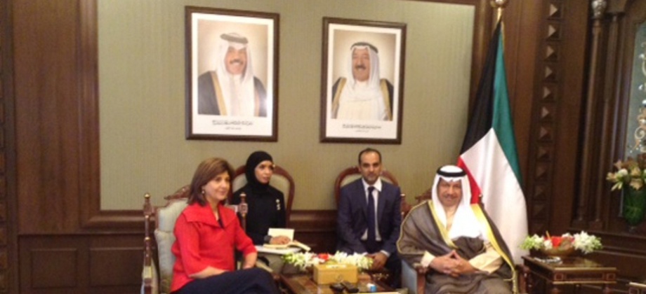 Ministra de Relaciones Exteriores de Colombia se reunió con el Primer Ministro del Estado de Kuwait