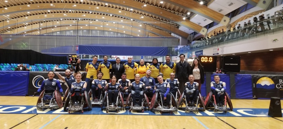 La selección Colombia de rugby en silla de ruedas visitó Richmond en busca de un cupo para los Juegos Paralímpicos 