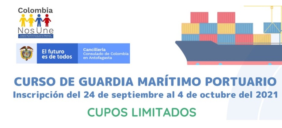 Las inscripciones para el Curso de Guardia Marítimo Portuario se realizarán del 24 de septiembre al 4 de octubre 
