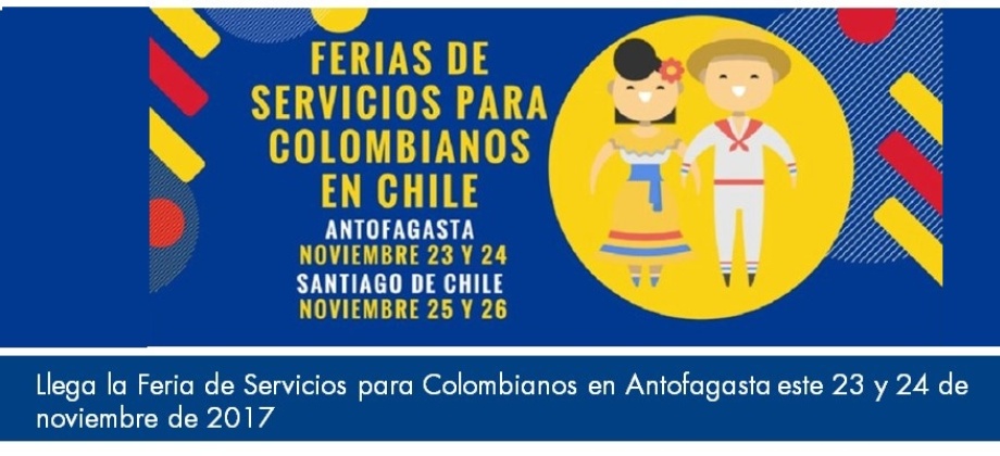 Llega la Feria de Servicios para Colombianos en Antofagasta este 23 y 24 de noviembre
