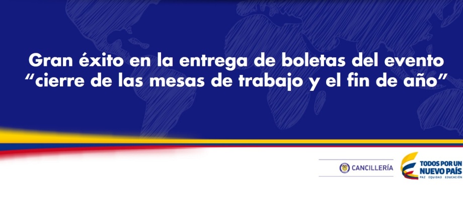 Gran éxito en la entrega de boletas del evento “cierre de las mesas de trabajo y el fin de año”