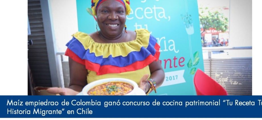 Maíz empiedrao de Colombia ganó concurso de cocina patrimonial “Tu Receta Tu Historia Migrante” 