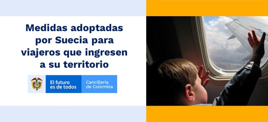 Medidas adoptadas por Suecia para viajeros que ingresen a su territorio