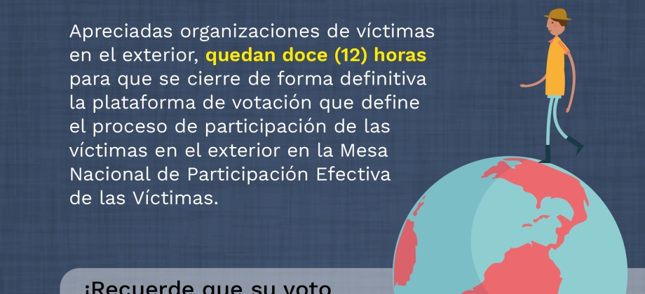 Proceso de elección para la Mesa Nacional de Participación Efectiva de Víctimas