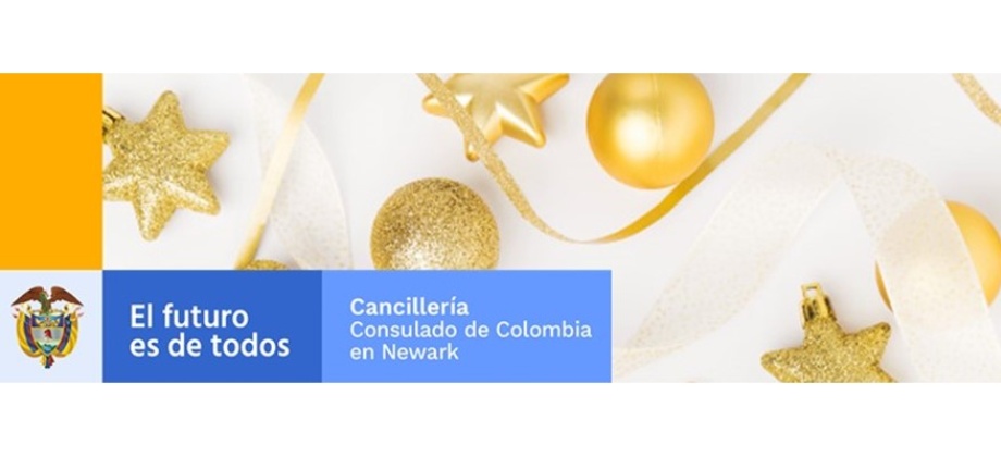 Mensaje del Consulado de Colombia en Newark para los connacionales  en 2020