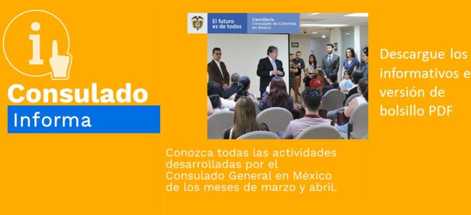 Vea aquí las últimas noticias y actividades del Consulado de Colombia en Ciudad de México