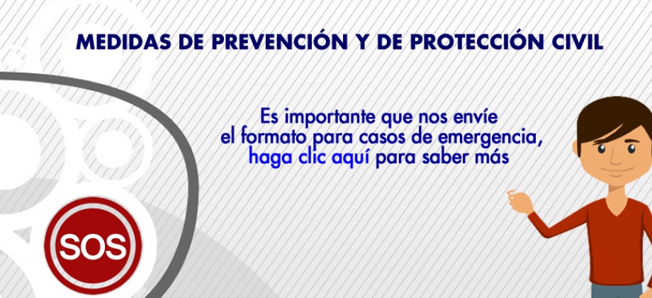 Medidas de prevención y de protección civil