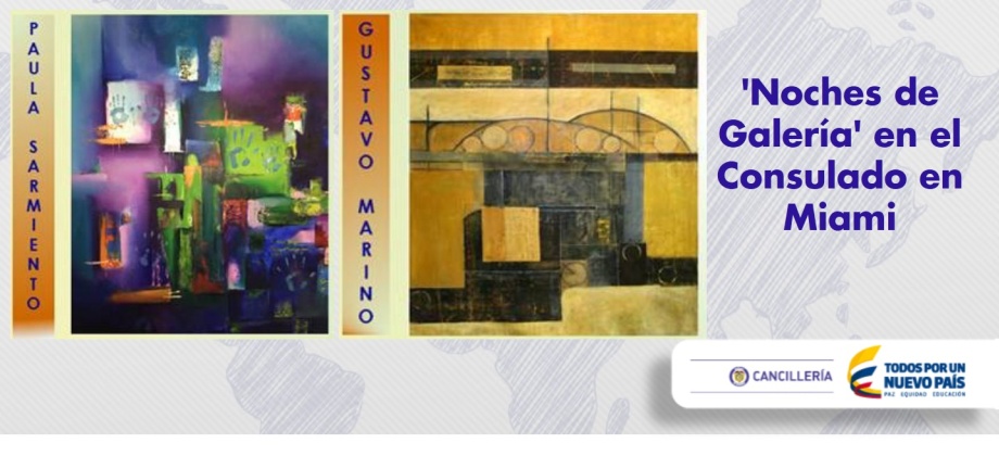 Embajador de Colombia en Washington estará presente en las 'Noches de Galería' del Consulado en Miami