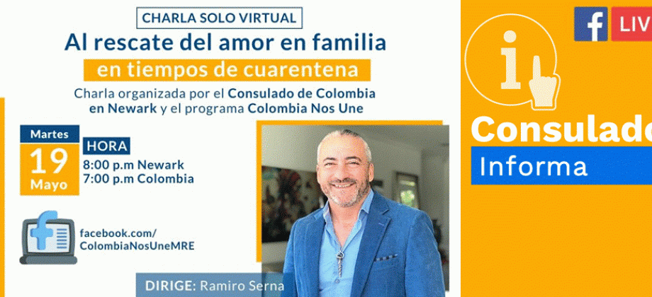 Facebook Live: Al rescate del amor en familia, en tiempos de cuarentena