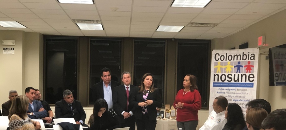 Consulado de Colombia en Newark realizó el Primer Encuentro Consular Comunitario New Jersey