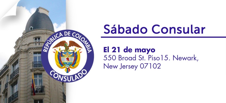 El Consulado de Colombia en Newark realizará un Sábado Consular el 21 de mayo de 2016