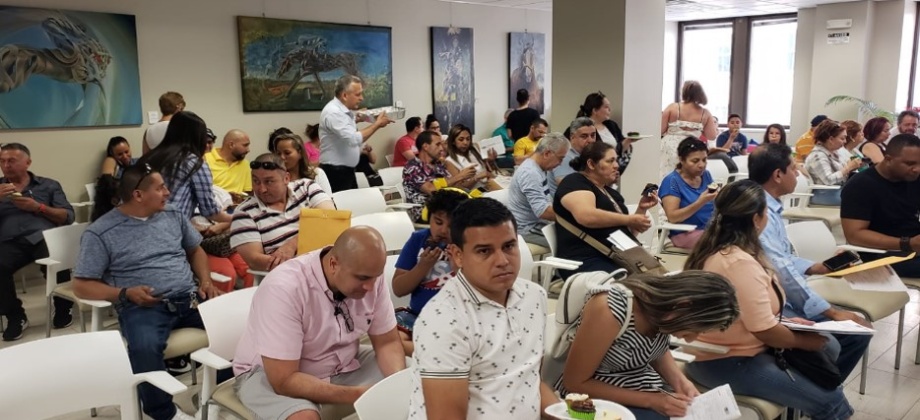 Consulado de Colombia en Newark realizó taller ‘Memorias del Sabor’ con colombianos víctimas del conflicto armado