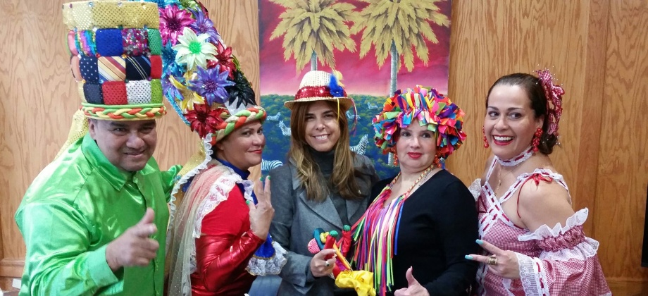 Delegación del Carnaval de Barranquilla visitó al Consulado de Colombia en Nueva York