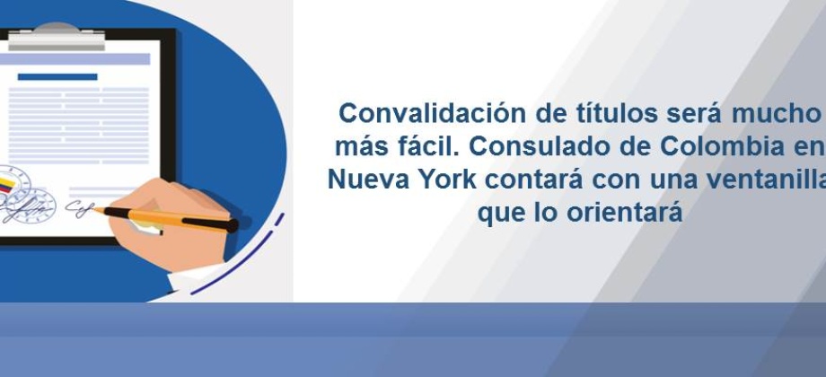 Convalidación de títulos será mucho más fácil. Consulado contará con una ventanilla que lo orientará..