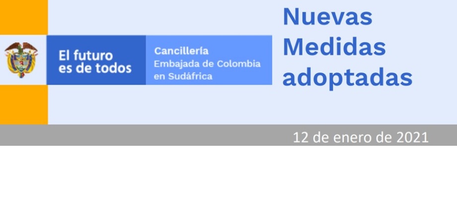 Nuevas medidas adoptadas por Sudáfrica y Colombia con ocasión de la pandemia COVID 19