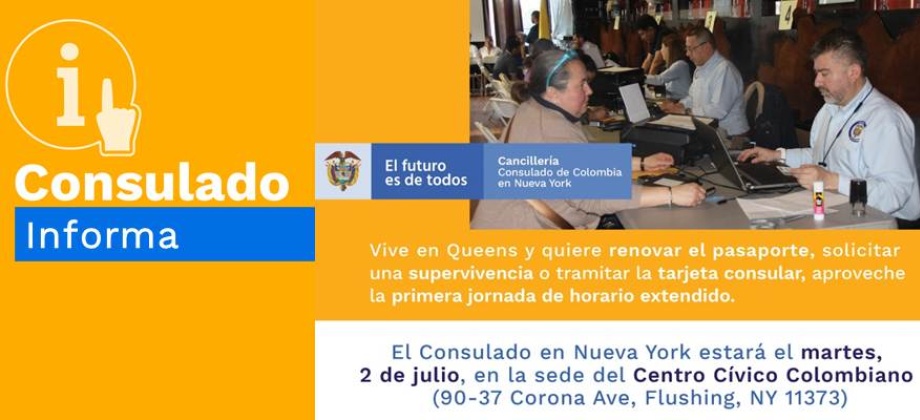 Debido a las vacaciones de los estudiantes, permisos de salida de menor se podrán hacer este martes en Queens durante la jornada que adelantará el Consulado