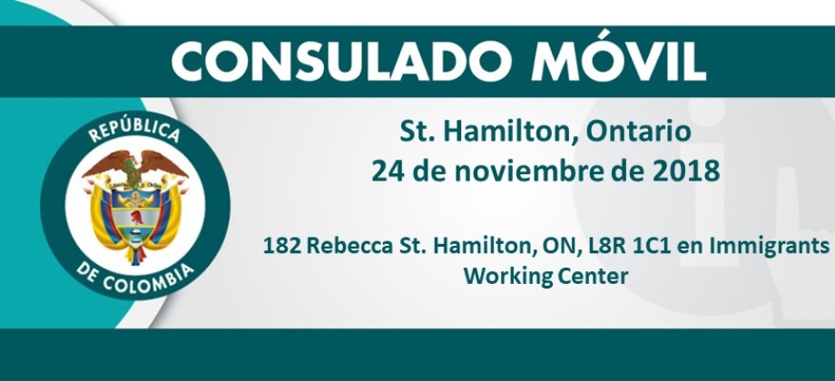 Consulado Móvil llegará a la ciudad de St. Hamilton el 24 de noviembre