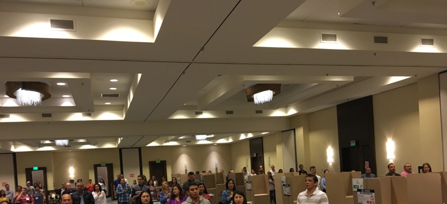 Consulado de Colombia en Orlando inició último día de votaciones para elecciones presidenciales