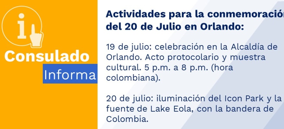 Consulado en Orlando informa las actividades para la celebración del Bicentenario