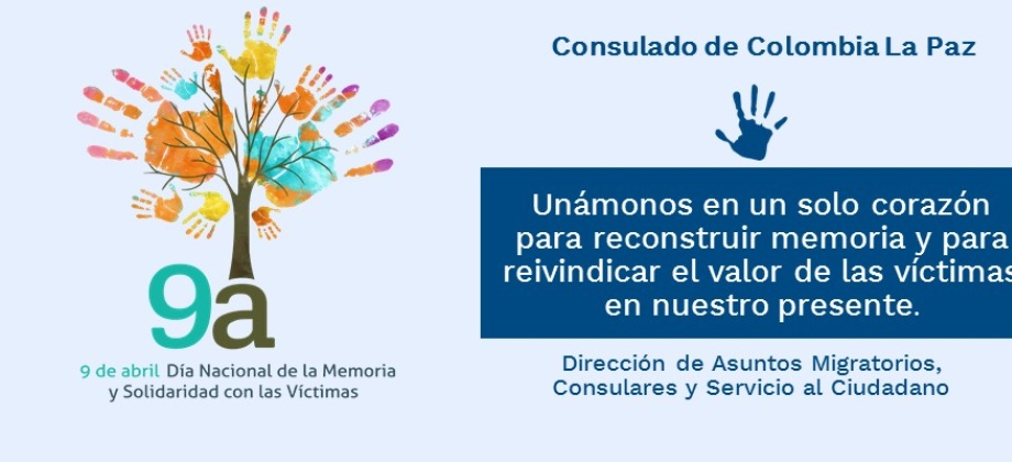 Palabras de la Embajadora de Colombia en Bolivia con motivo del 9 de abril