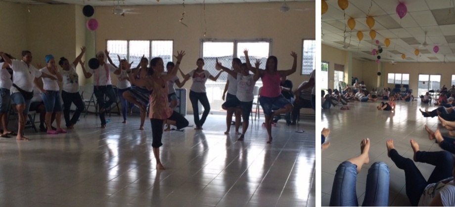  Consulado de Colombia organizó taller de yoga y terapia Gestalt en el centro de reclusión Femenino de Panamá