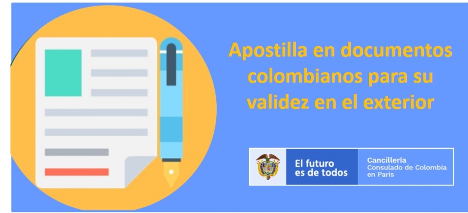 Apostilla en documentos colombianos para su validez en el exterior