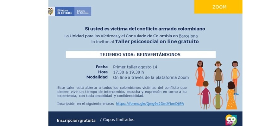 ¡Participe en el taller virtual tejiendo vida