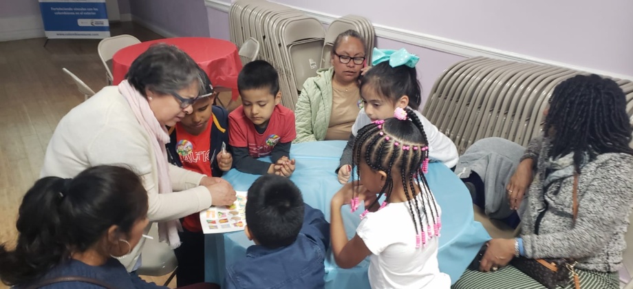 Con música, lectura y lúdica, el Consulado de Colombia en Nueva York celebró el día de los niños