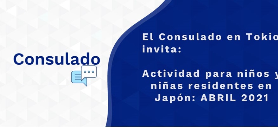 Actividad para niños y niñas residentes en Japón: ABRIL