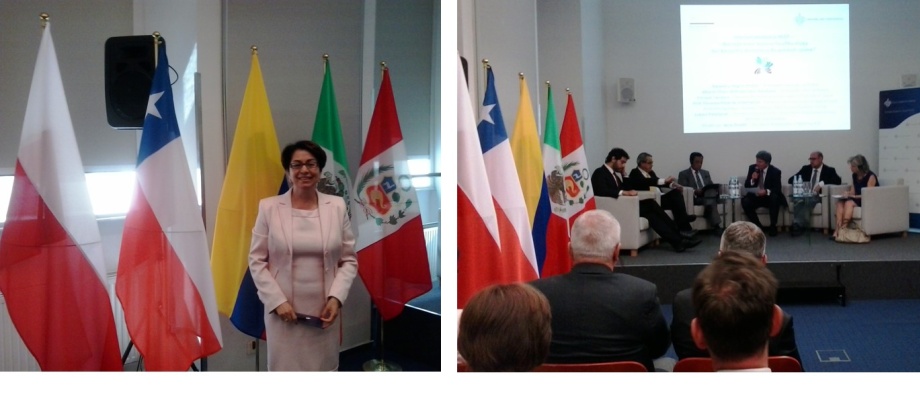 La Embajadora de Colombia participó en el seminario “Alianza del Pacífico: Un reto económico para Polonia”