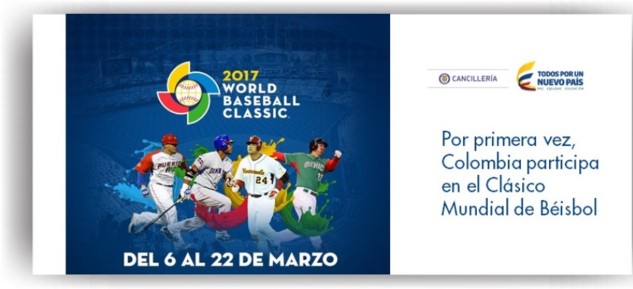 Colombia participa en el Clásico Mundial de Béisbol