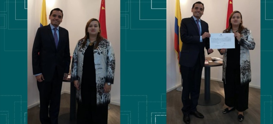 Primer Secretario del Consulado General de Colombia tomó posesión de su cargo 