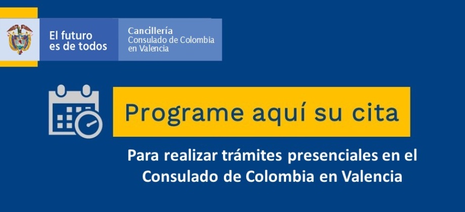 Programe aquí su cita en el Consulado de Colombia 