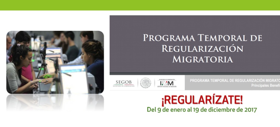 Estimado Connacional El Gobierno de los Estados Unidos Mexicanos mantiene el Programa Temporal de Regularización Migratoria, consulte para más información